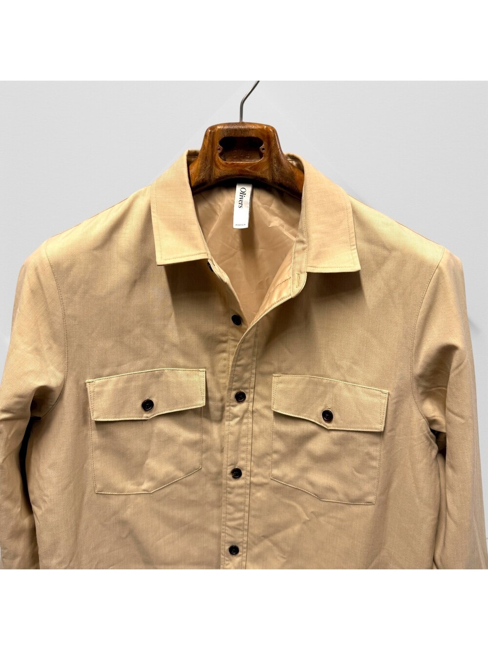Olivers Gold Coast Shirt Jacket Is the Casual Outerwear 22x31 M medium Beige